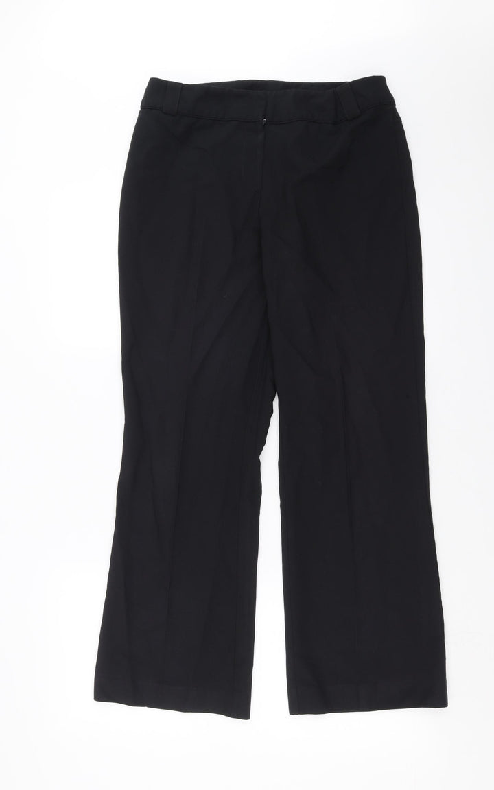 BHS Womens Black   Trousers  Size 10 L28 in