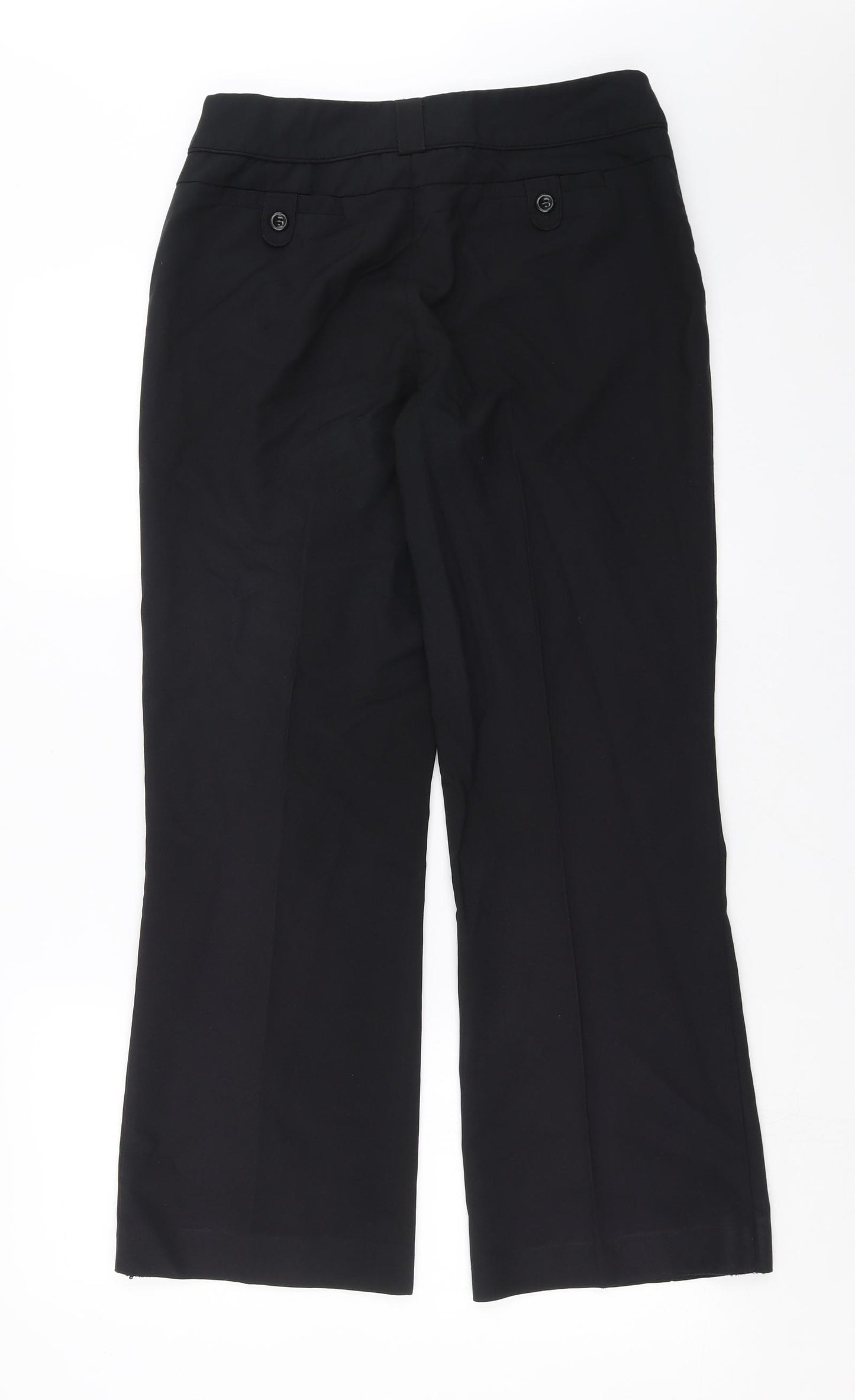 BHS Womens Black   Trousers  Size 10 L28 in