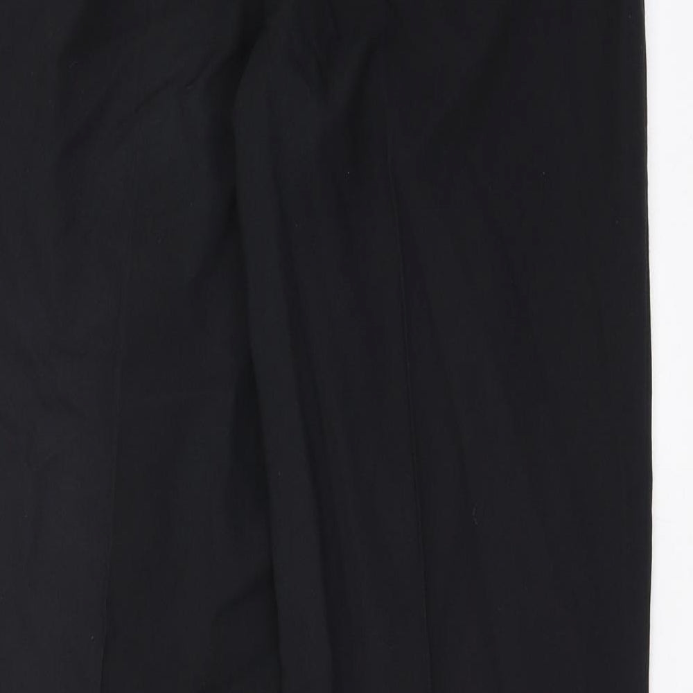 BHS Womens Black   Trousers  Size 10 L28 in
