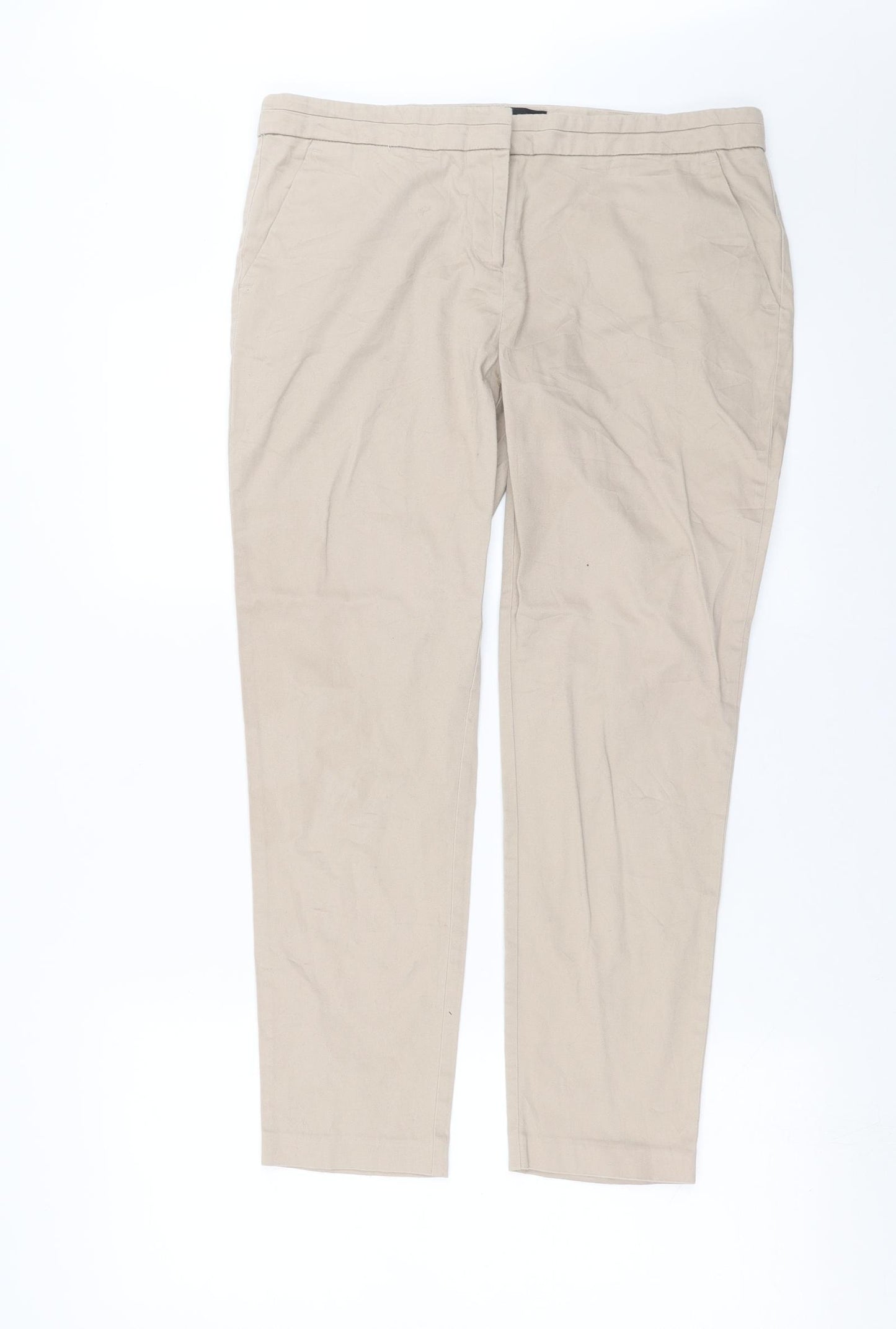 Primark Womens Beige   Trousers  Size 12 L26 in