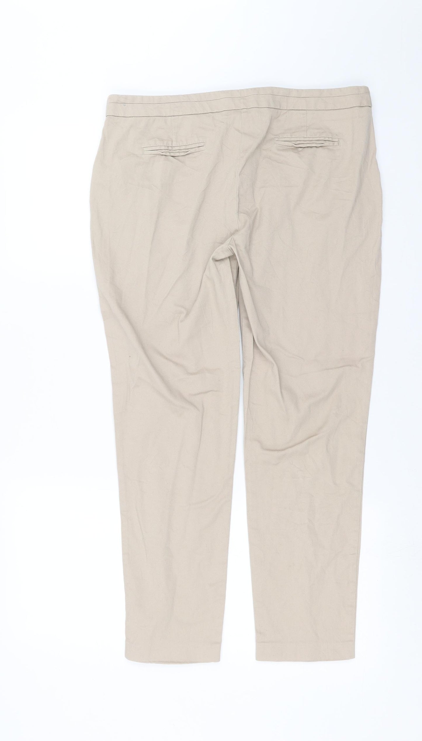 Primark Womens Beige   Trousers  Size 12 L26 in