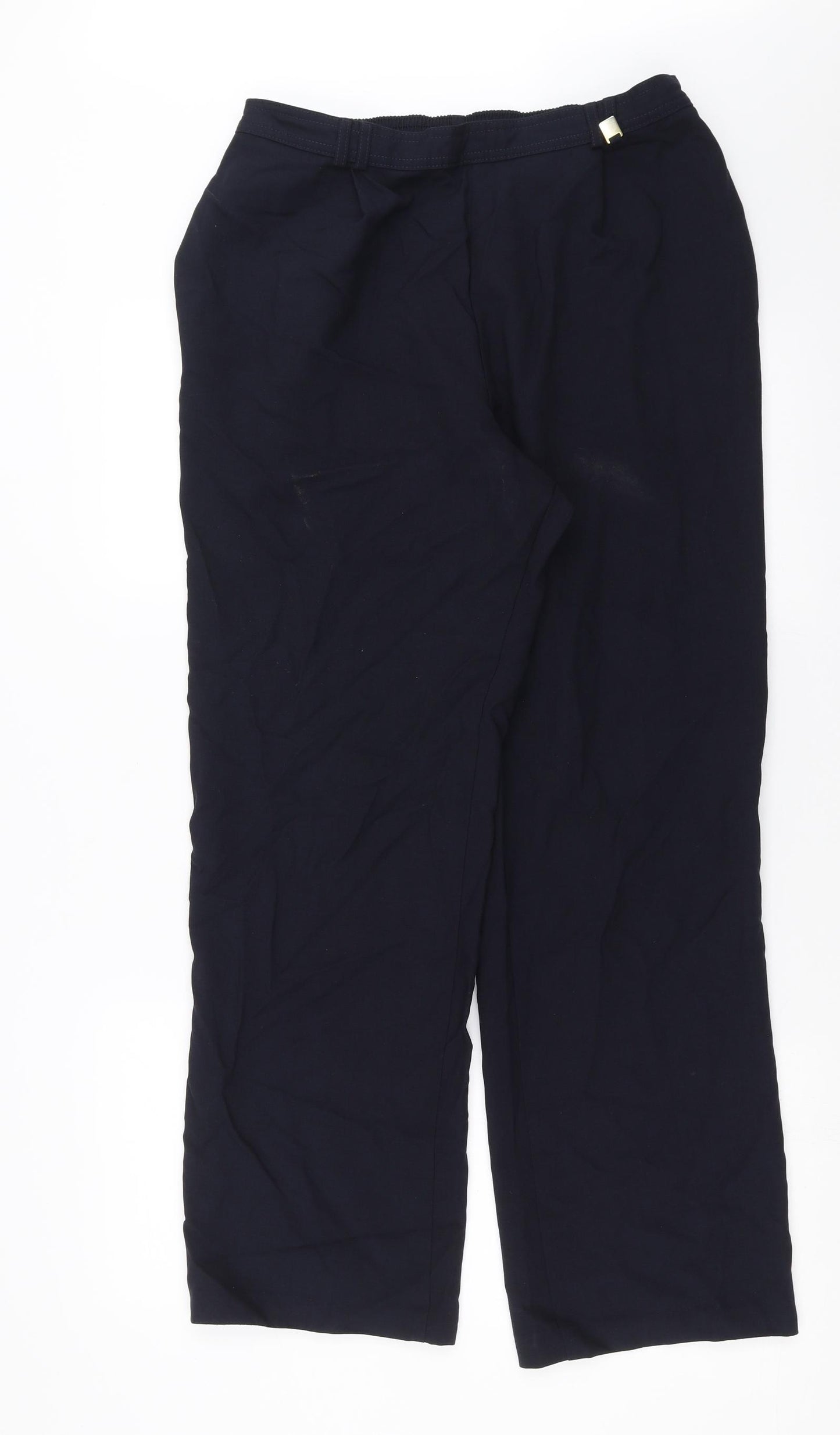Marks and Spencer Womens Blue   Trousers  Size 14 L29 in