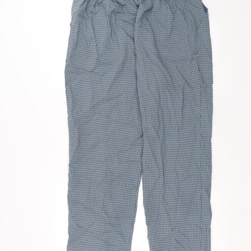 Preworn Womens Blue Houndstooth  Trousers  Size 36 in L27 in