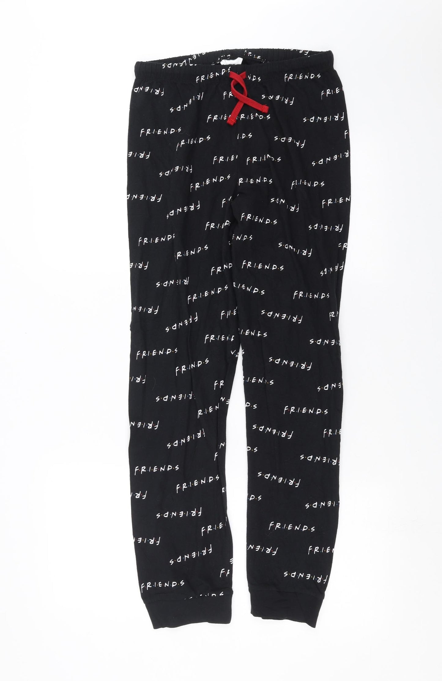Marks and Spencer Girls Black Solid   Pyjama Pants Size 13-14 Years  - FRIENDS