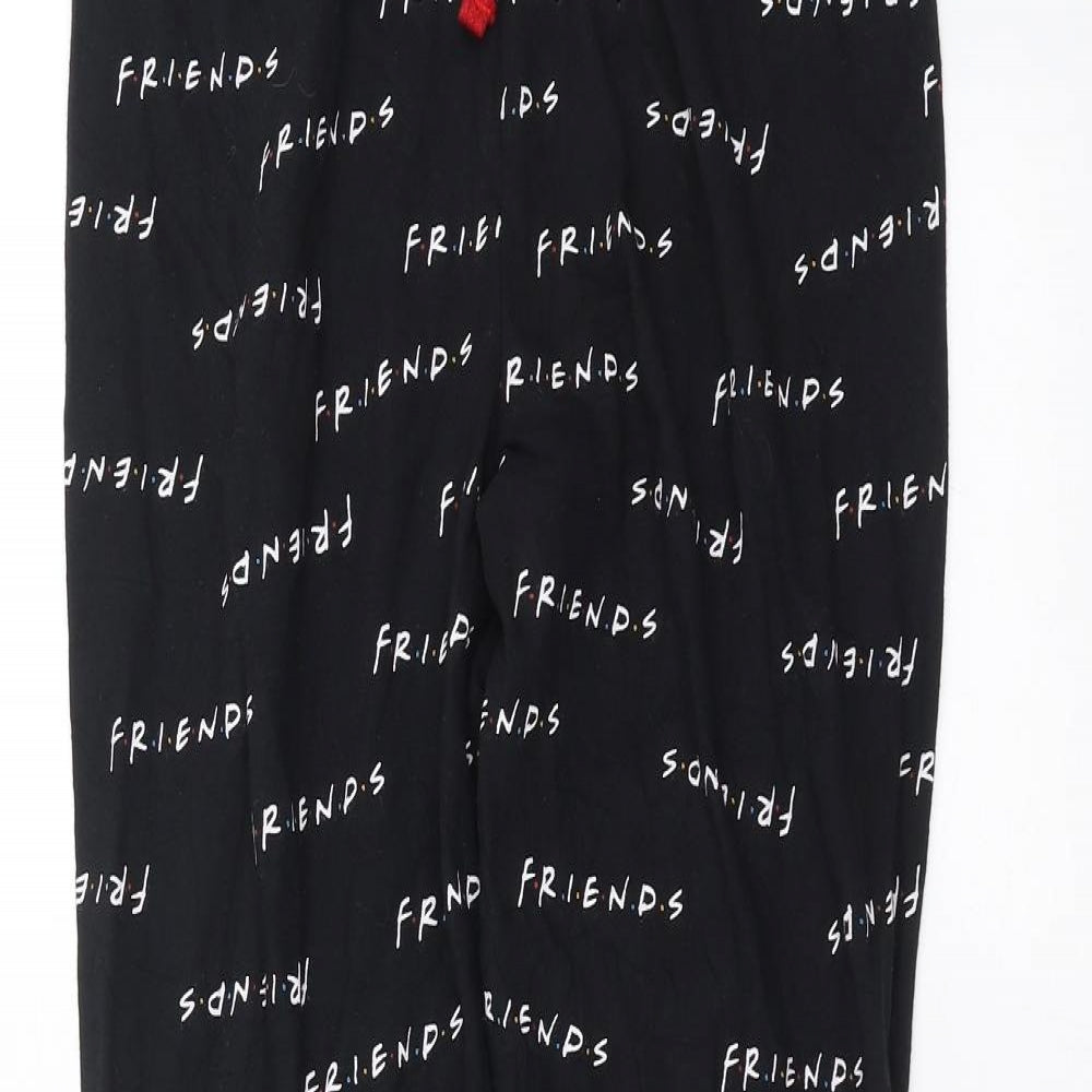 Marks and Spencer Girls Black Solid   Pyjama Pants Size 13-14 Years  - FRIENDS