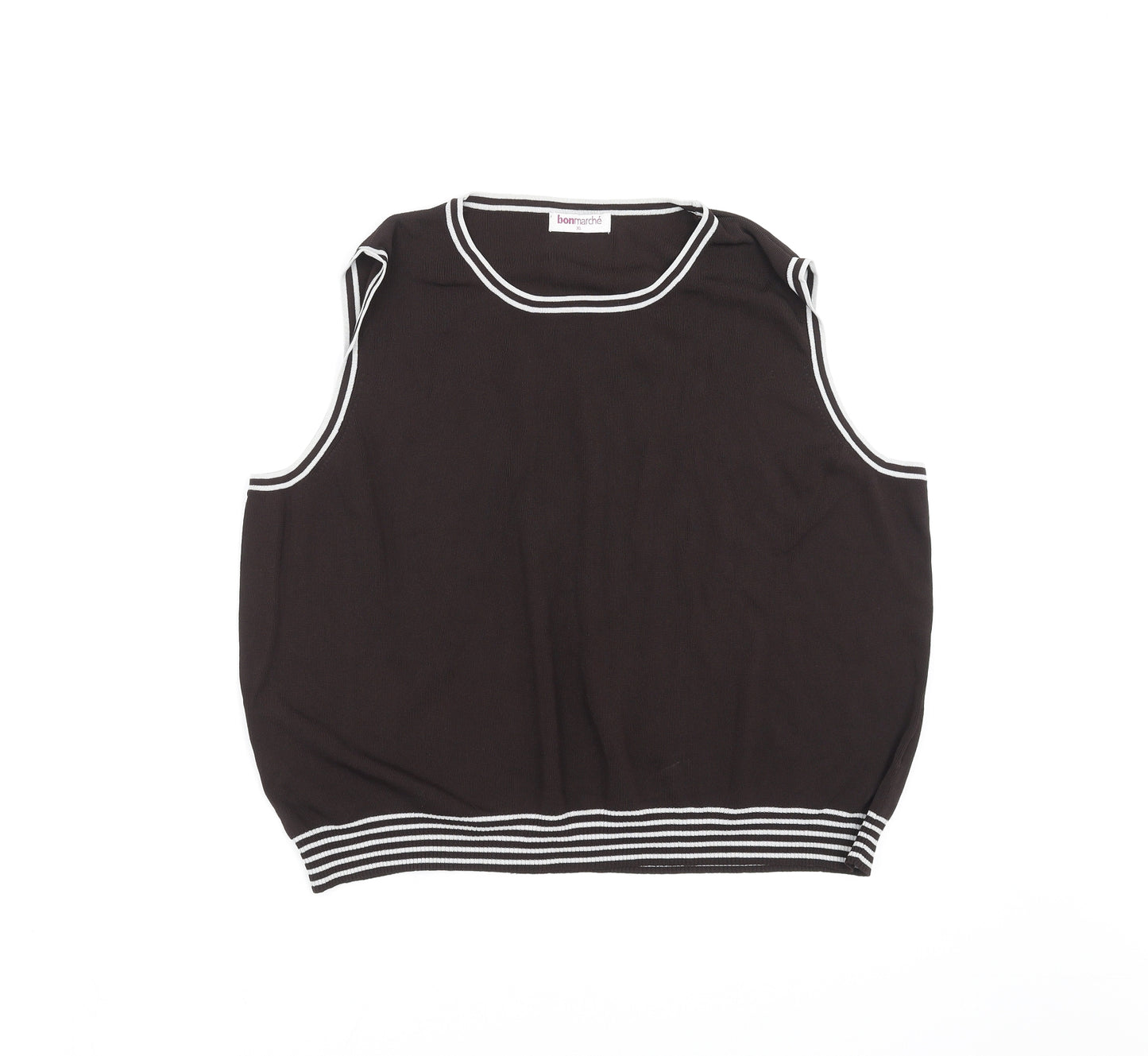 Bonmarché Womens Brown   Pullover Jumper Size XL