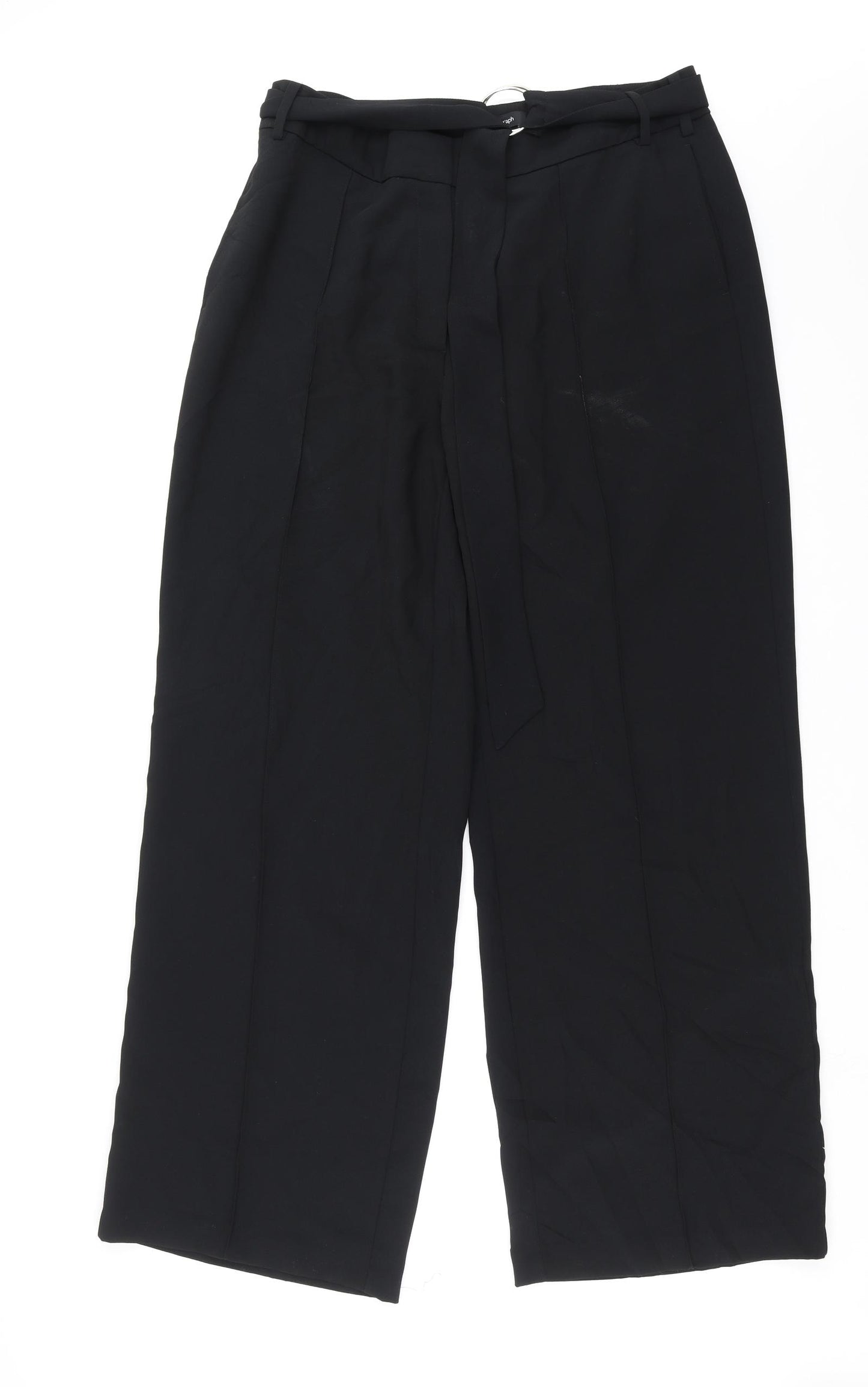 Marks and Spencer Womens Black   Trousers  Size 16 L32 in