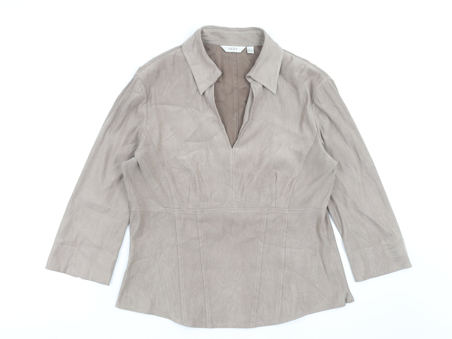 NEXT Womens Beige   Basic Blouse Size 16