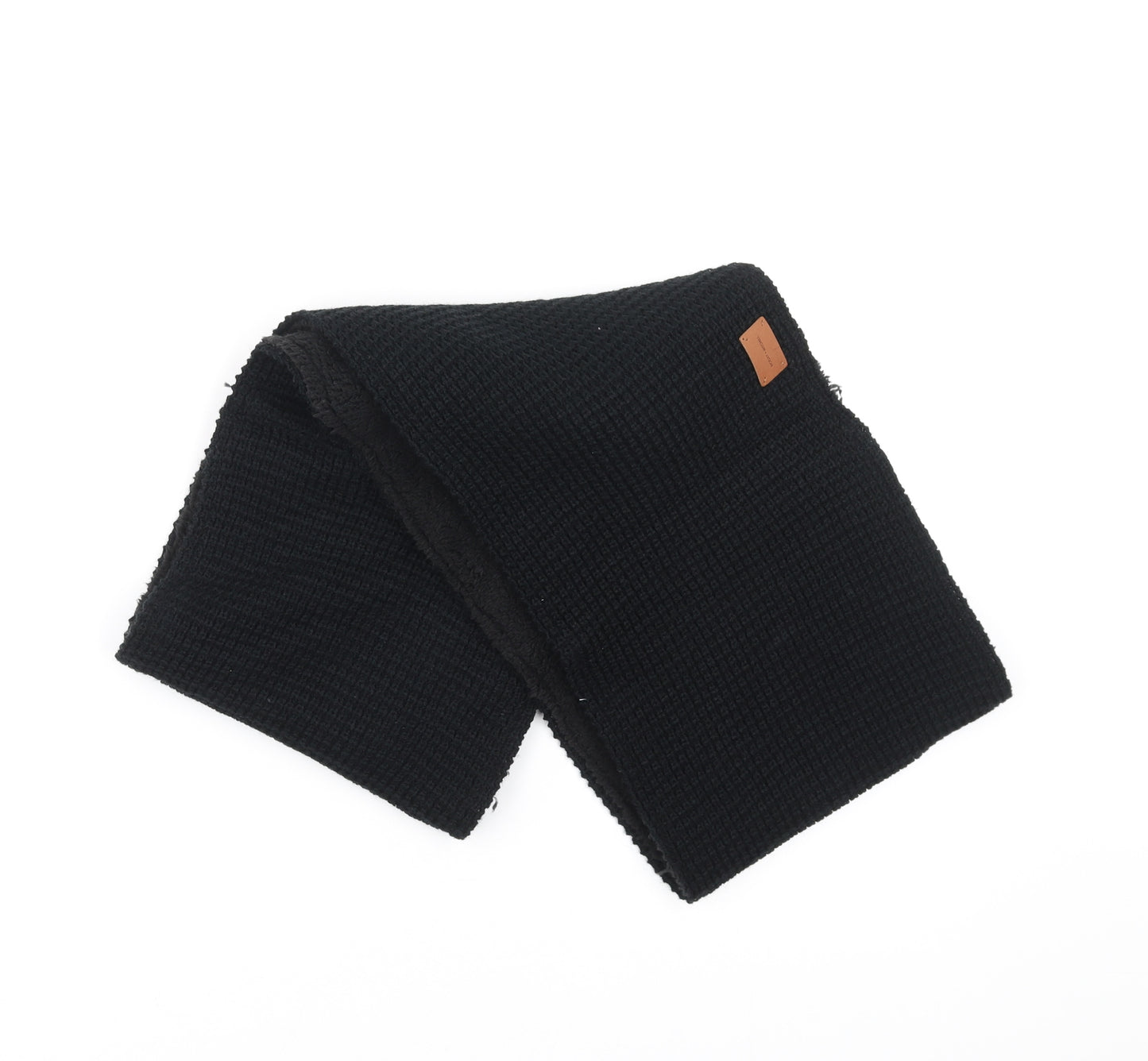 bickley + mitchell Unisex Black    Scarf   - fleece lined loop scarf