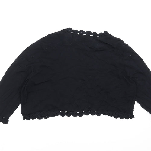 Wallis Womens Black   Cardigan Jumper Size 20  - shrug