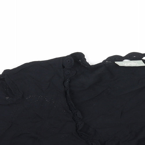 Wallis Womens Black   Cardigan Jumper Size 20  - shrug