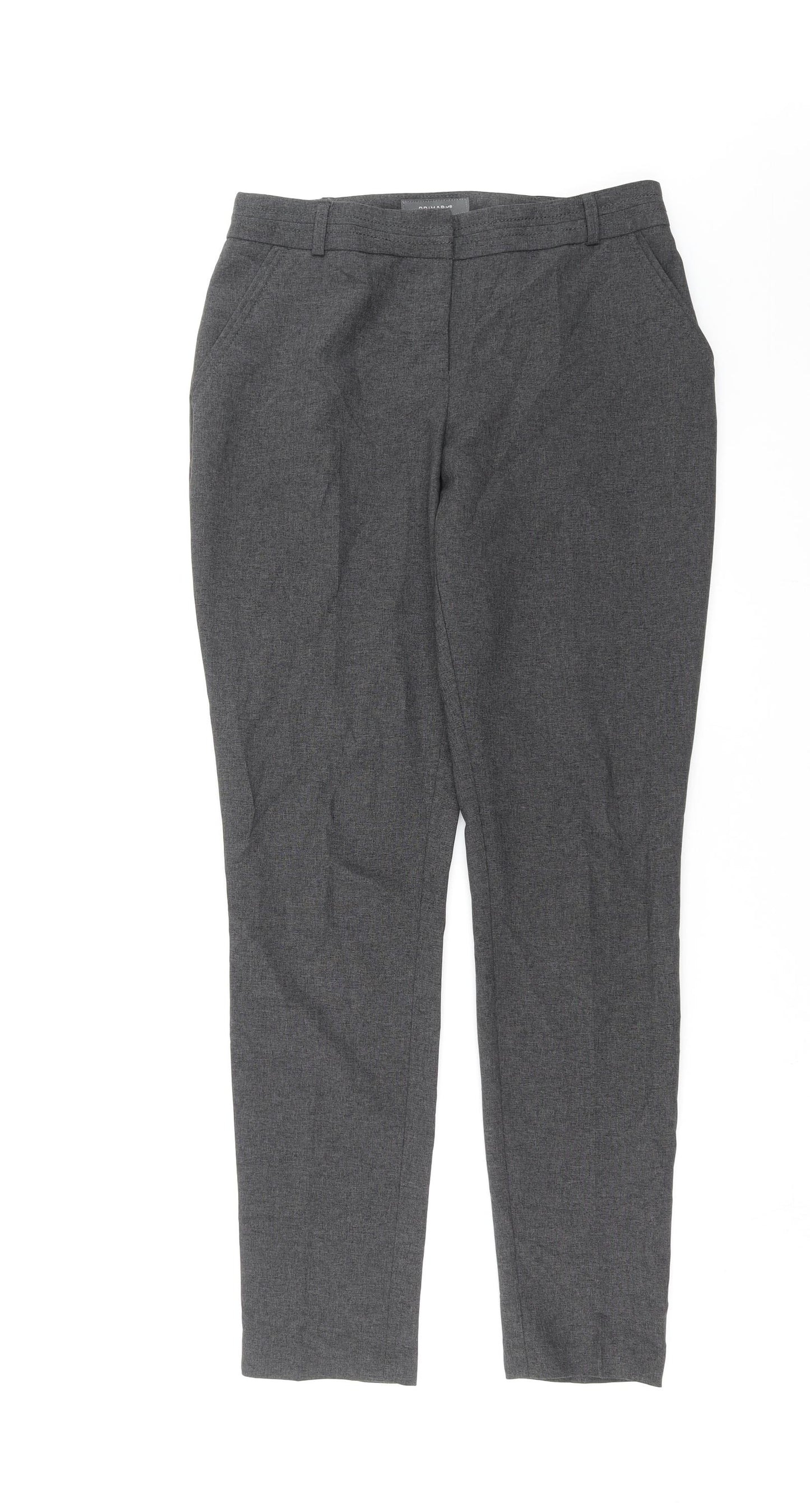 Primark Womens Grey   Trousers  Size 8 L29 in