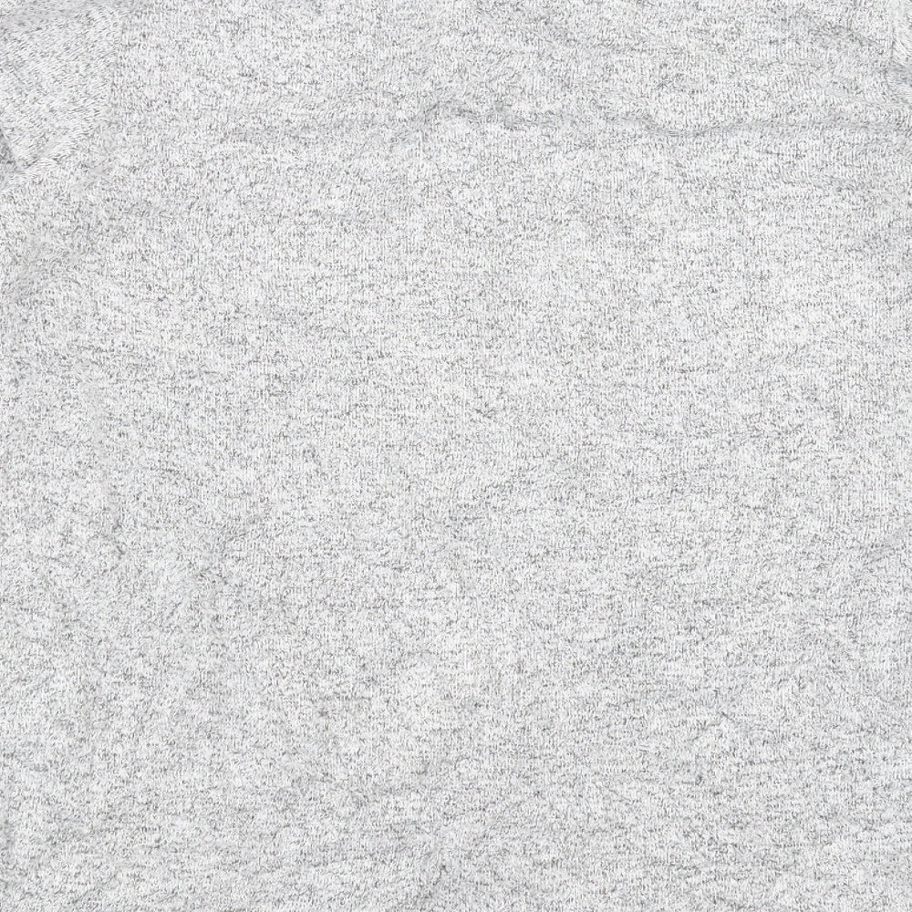 NEXT Womens Grey  Knit Pullover Jumper Size 14  - Ruched Sides