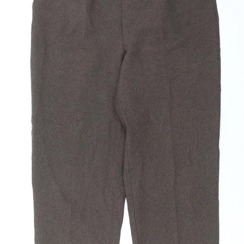 Bm Collection Womens Brown   Trousers  Size 16 L27 in
