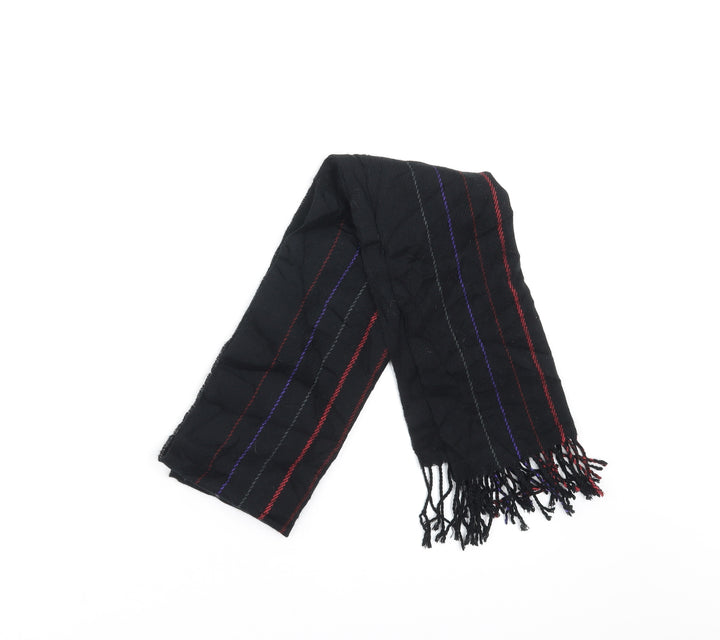Primark Unisex Black Striped Scarf