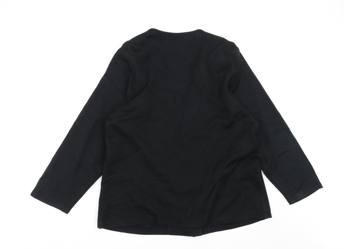 ST MICHAEL Womens Black   Cardigan Jumper Size 18