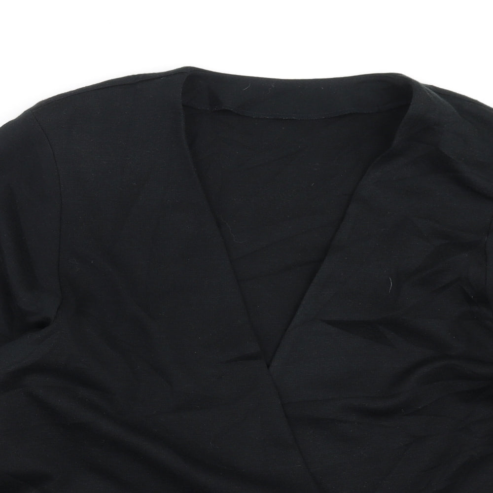 ST MICHAEL Womens Black   Cardigan Jumper Size 18