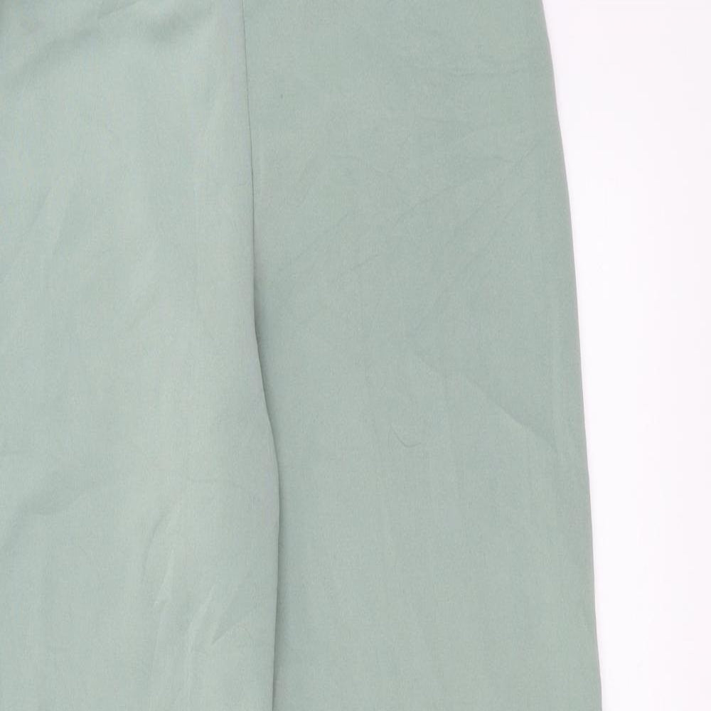 Missguided Womens Green   Trousers  Size 8 L33 in