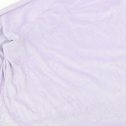 Primark Womens Purple Solid Fleece Top Pyjama Top Size S  - love kindness positivity