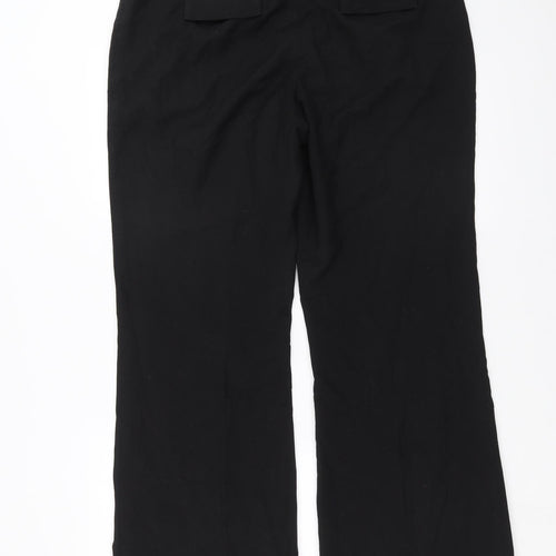 George Womens Black   Trousers  Size 16 L31 in