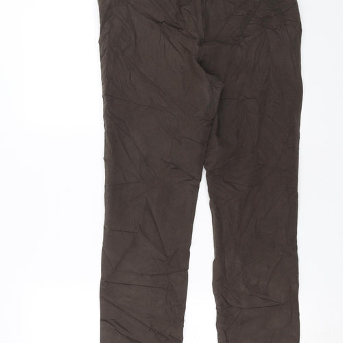 Marks and Spencer Womens Green   Trousers  Size 12 L25 in