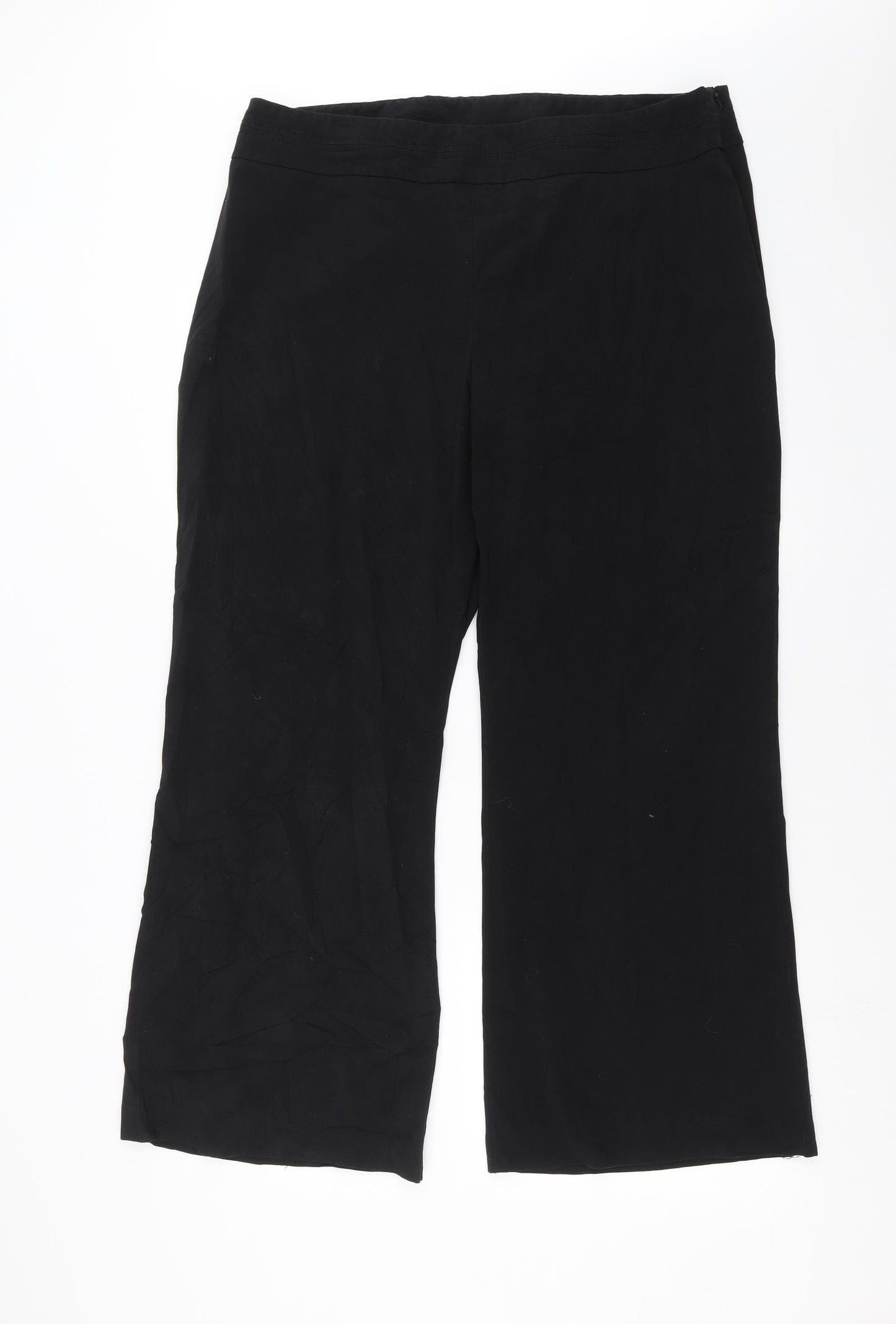 Wallis Womens Black   Trousers  Size 18 L29 in
