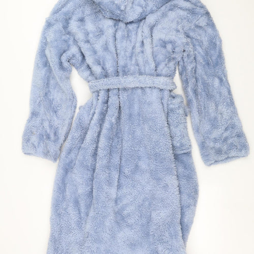 Marks and Spencer Womens Blue Solid  Top Robe Size XL