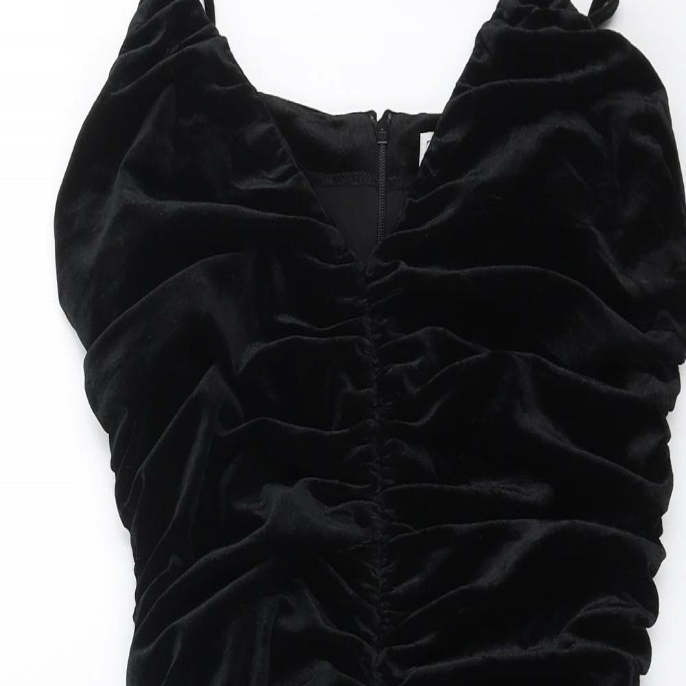 Zara Womens Black   Mini  Size M  - ruched