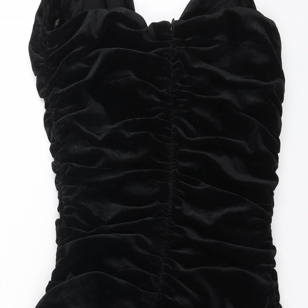 Zara Womens Black   Mini  Size M  - ruched