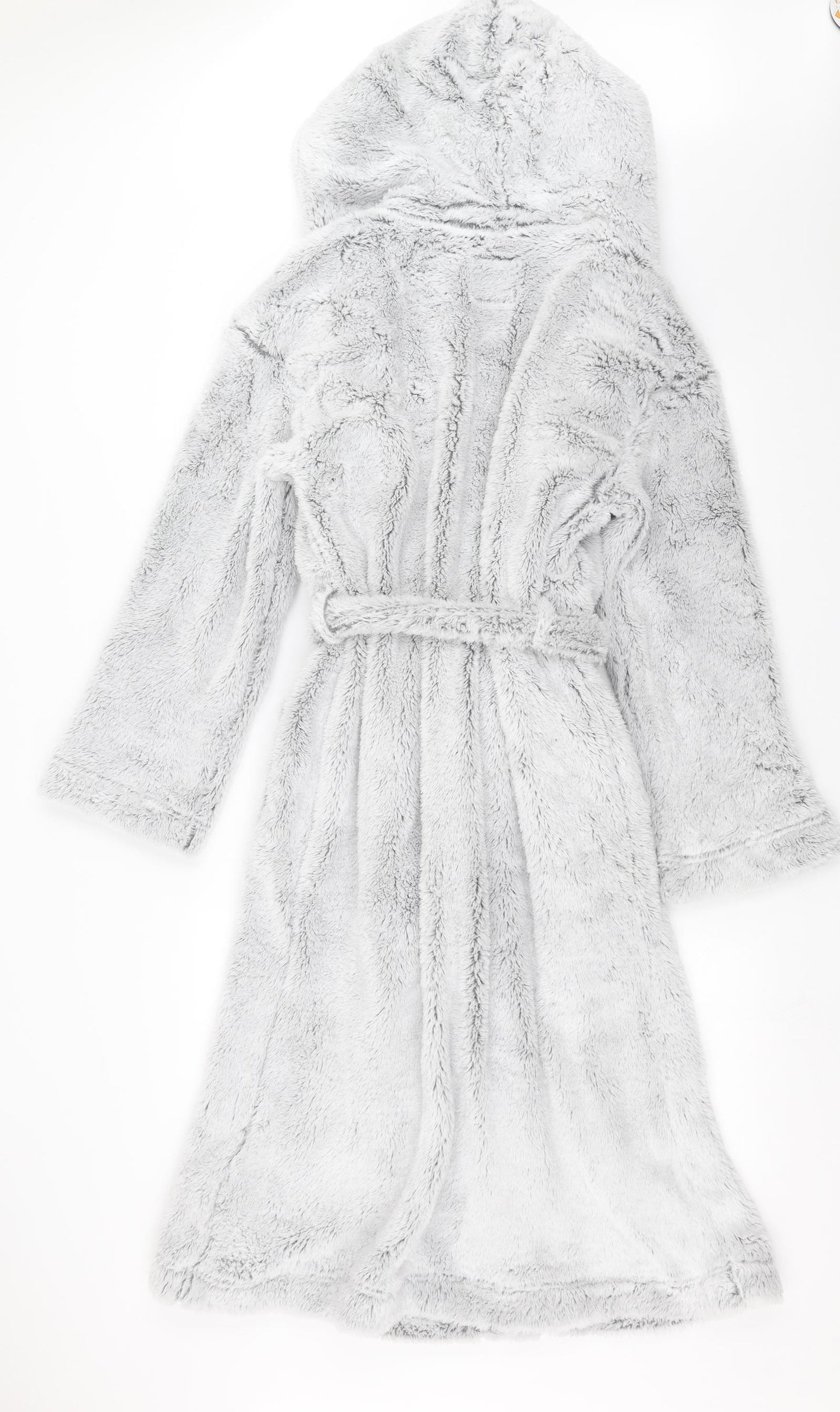 Marks and Spencer Womens Grey Solid  Top Robe Size M