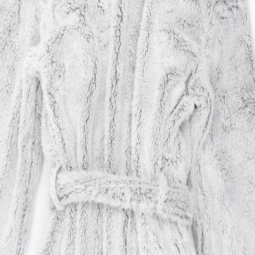 Marks and Spencer Womens Grey Solid  Top Robe Size M