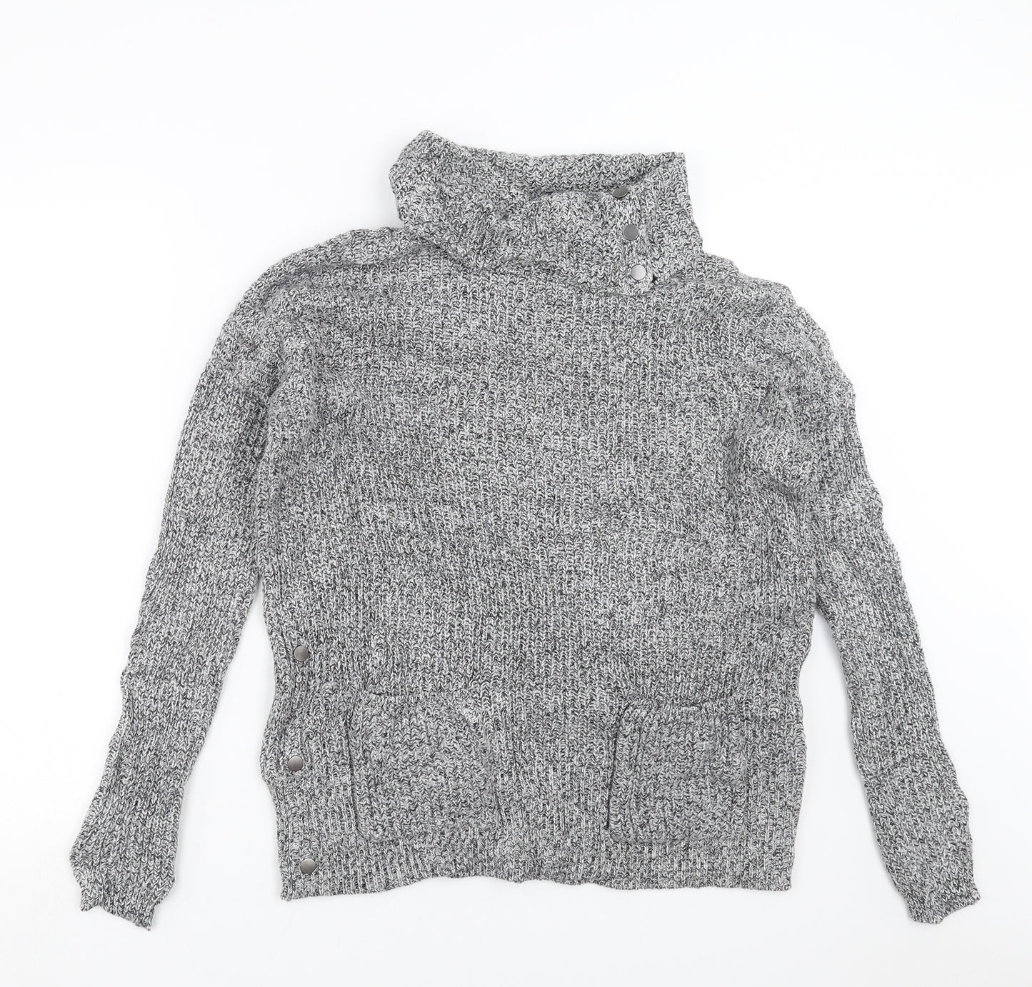 NEXT Mens Grey  Knit Pullover Jumper Size S