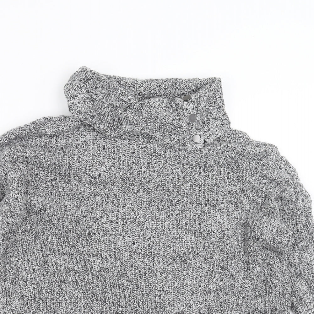 NEXT Mens Grey  Knit Pullover Jumper Size S