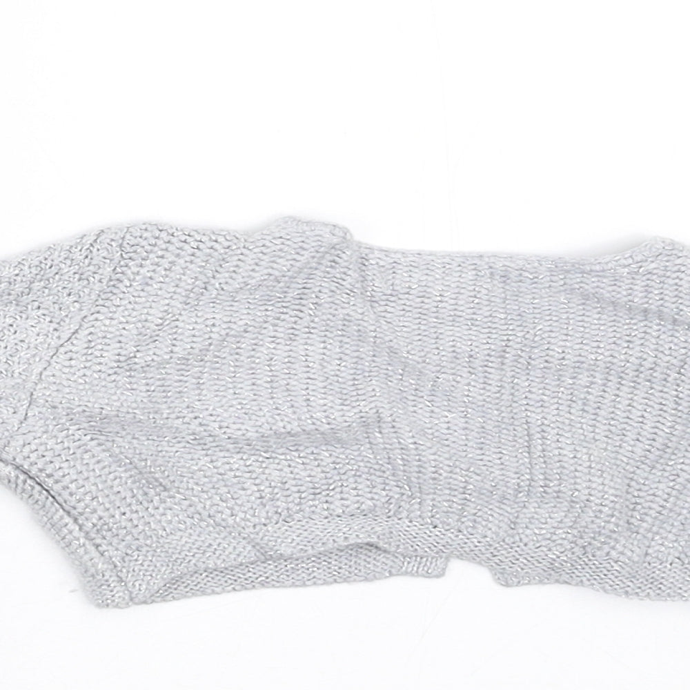 Joe Fresh Girls Grey  Knit Shrug Jumper Size 6-9 Months