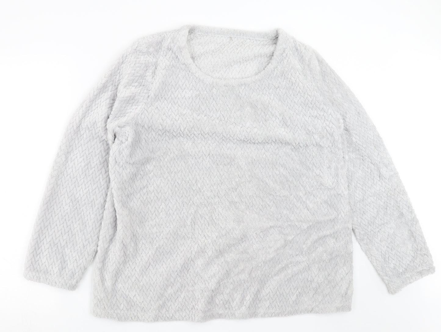 George Womens Grey Geometric  Pullover Jumper Size 16