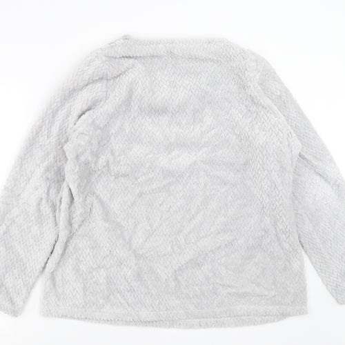 George Womens Grey Geometric  Pullover Jumper Size 16