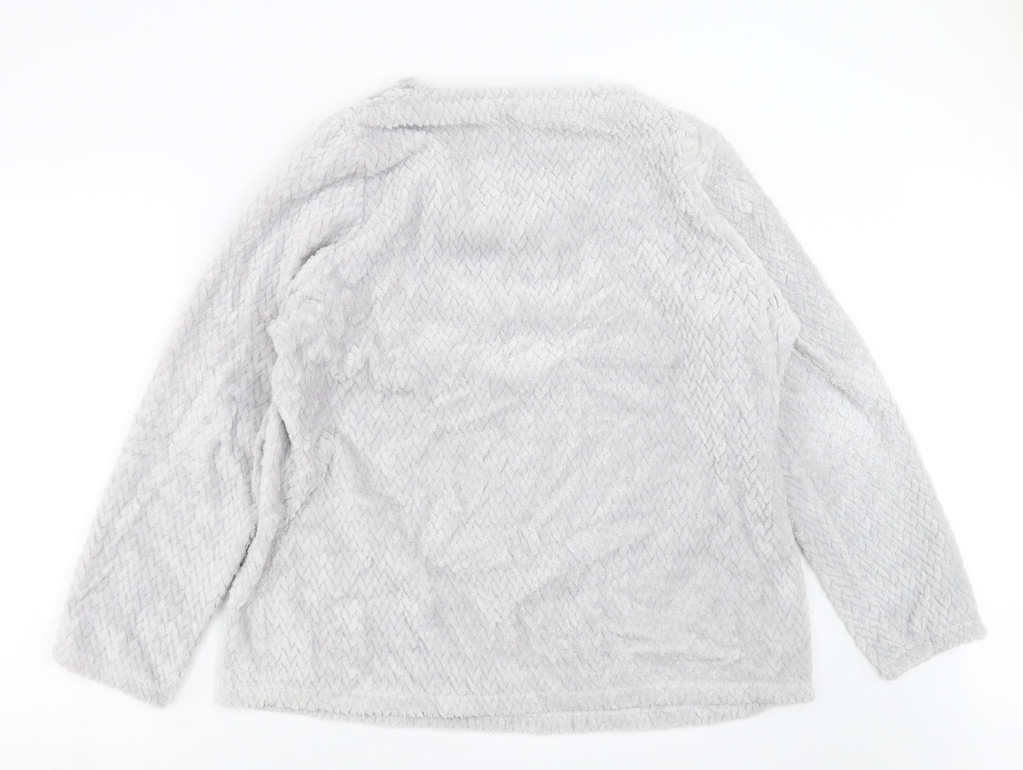 George Womens Grey Geometric  Pullover Jumper Size 16