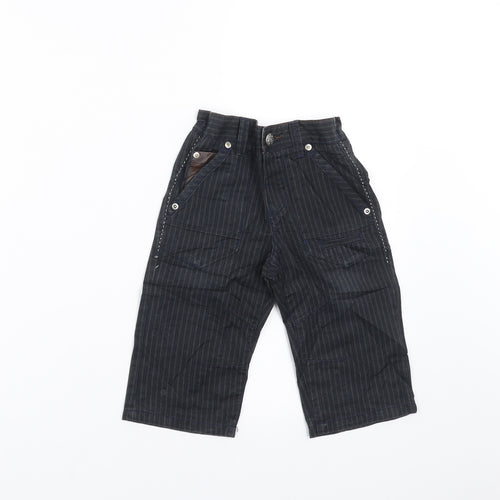NEXT Boys Grey Striped   Trousers Size 9-12 Months