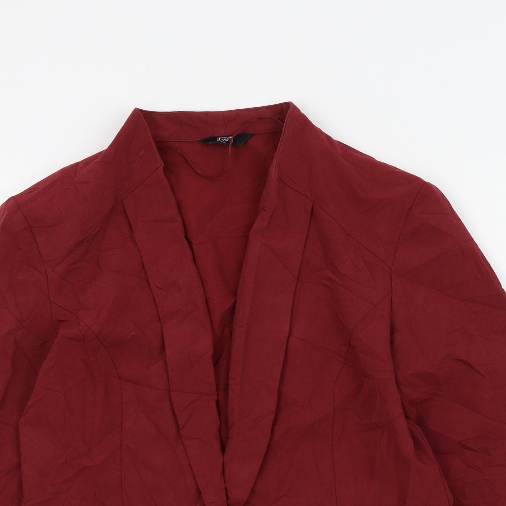 F&F Womens Red   Jacket  Size 12