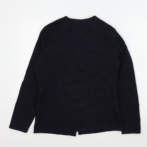 Paraphrase Womens Blue Striped  Jacket  Size 12