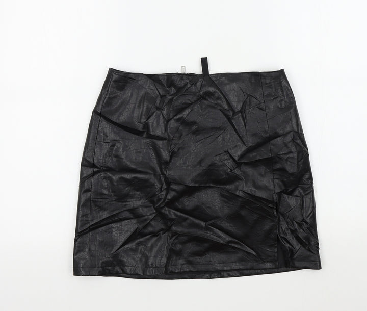 Divided Womens Black   A-Line Skirt Size 12