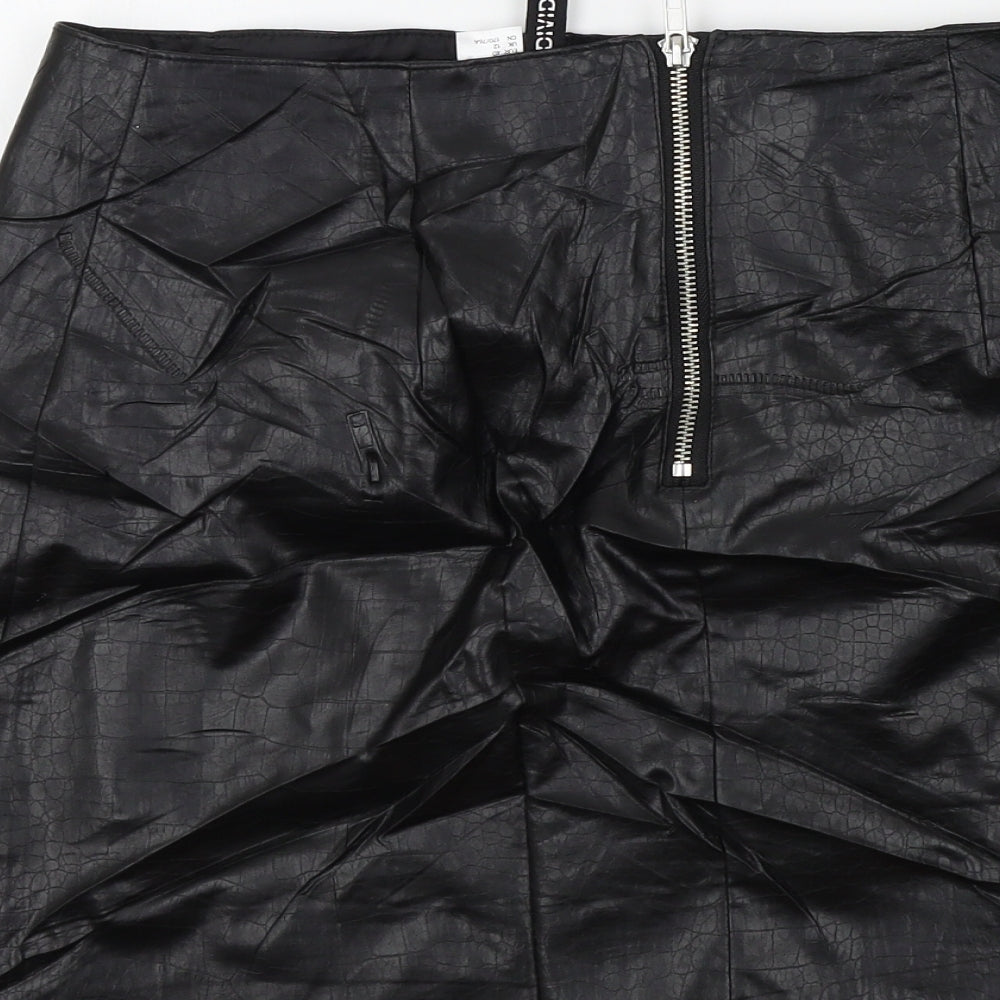 Divided Womens Black   A-Line Skirt Size 12