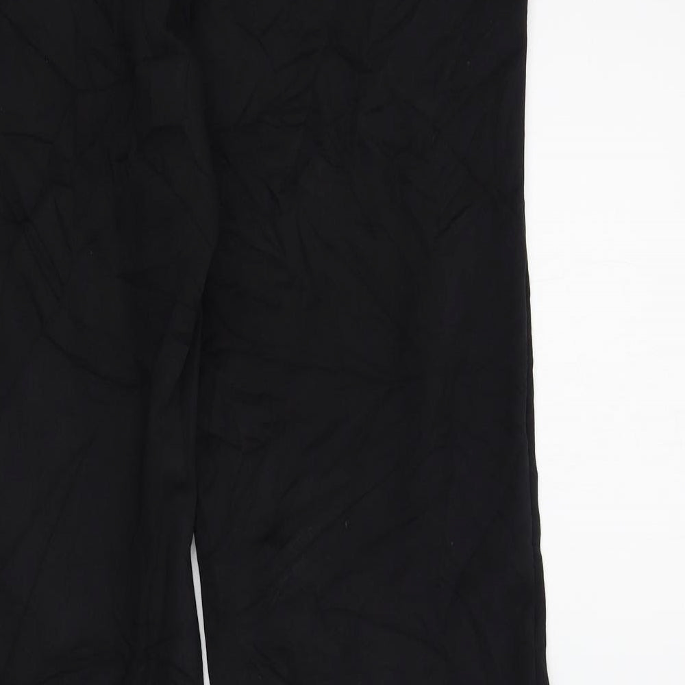 M&S Womens Black   Trousers  Size 10 L29 in