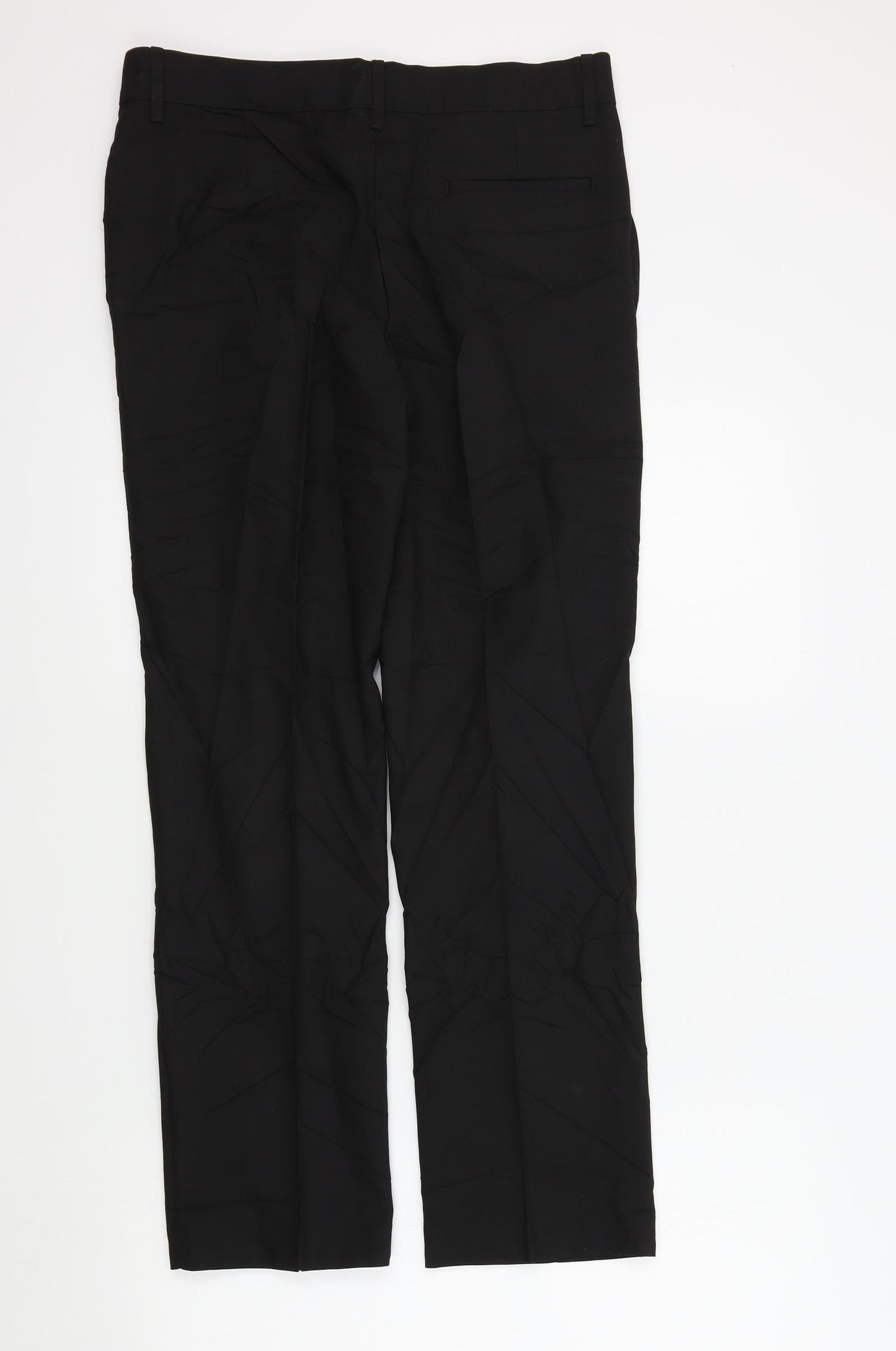 M&S Girls Black Colourblock  Dress Pants Trousers Size 13-14 Years