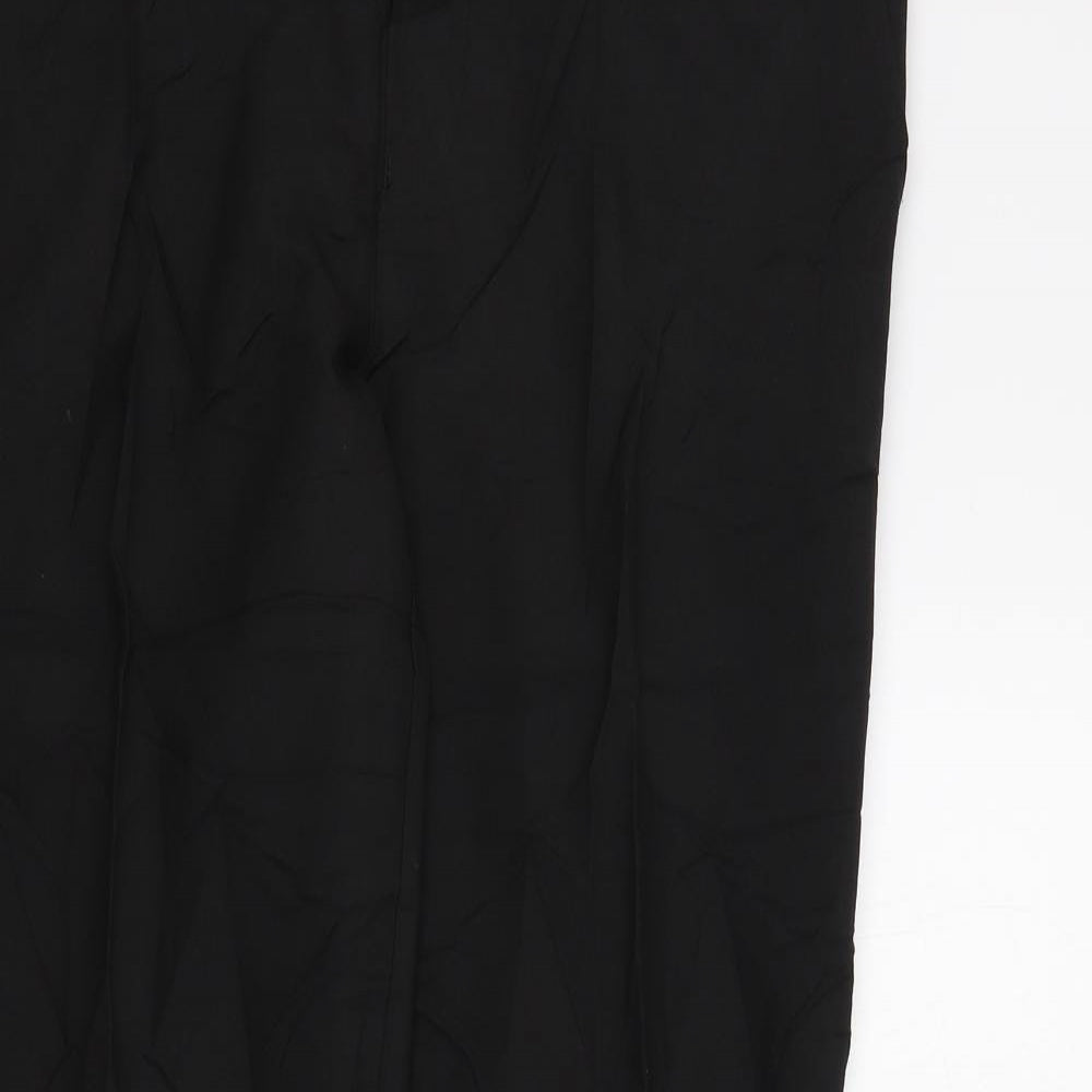 M&S Girls Black Colourblock  Dress Pants Trousers Size 13-14 Years