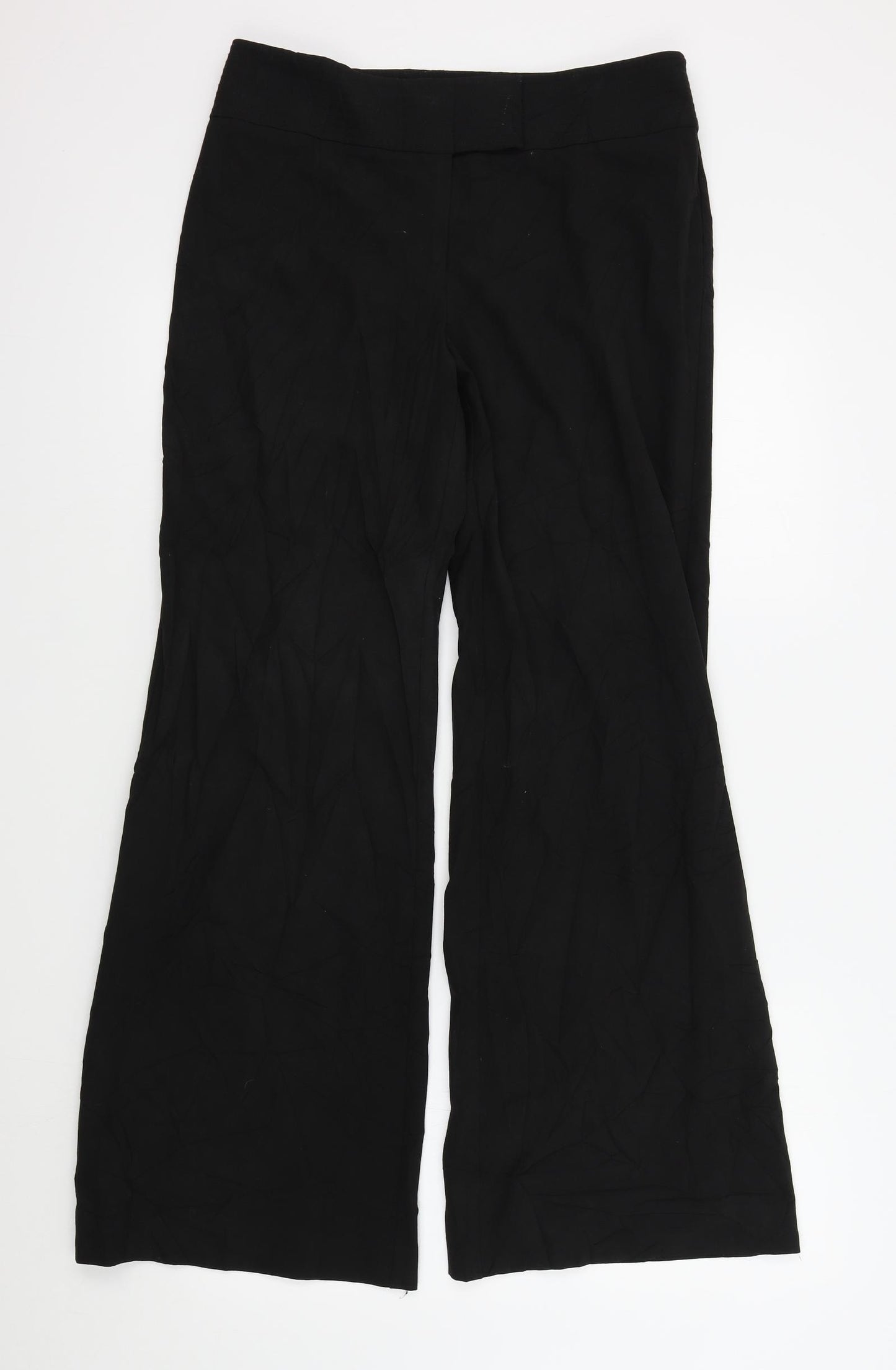 Oasis Womens Black   Trousers  Size 12 L30 in