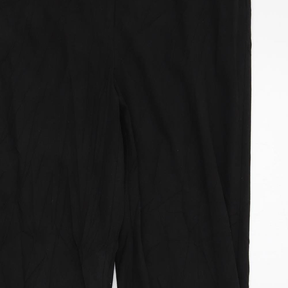 Oasis Womens Black   Trousers  Size 12 L30 in