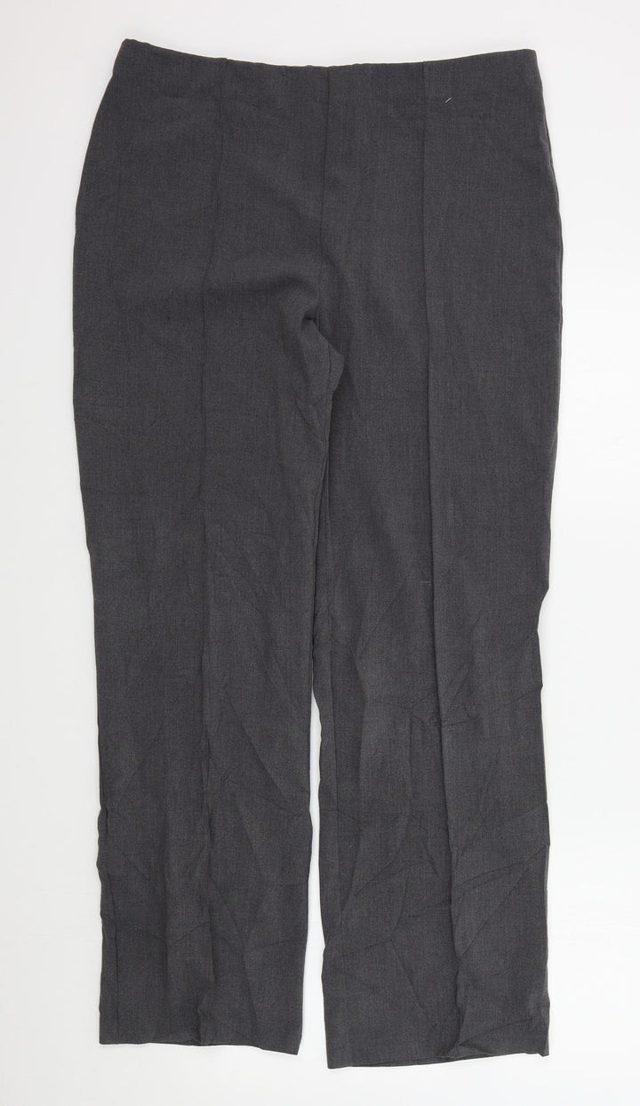 Autonomy Womens Grey Trousers Size 14 L29 in