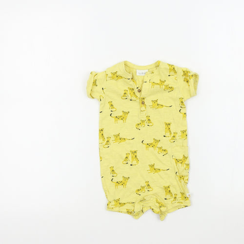 NEXT Baby Yellow Geometric  Babygrow One-Piece Size 3-6 Months