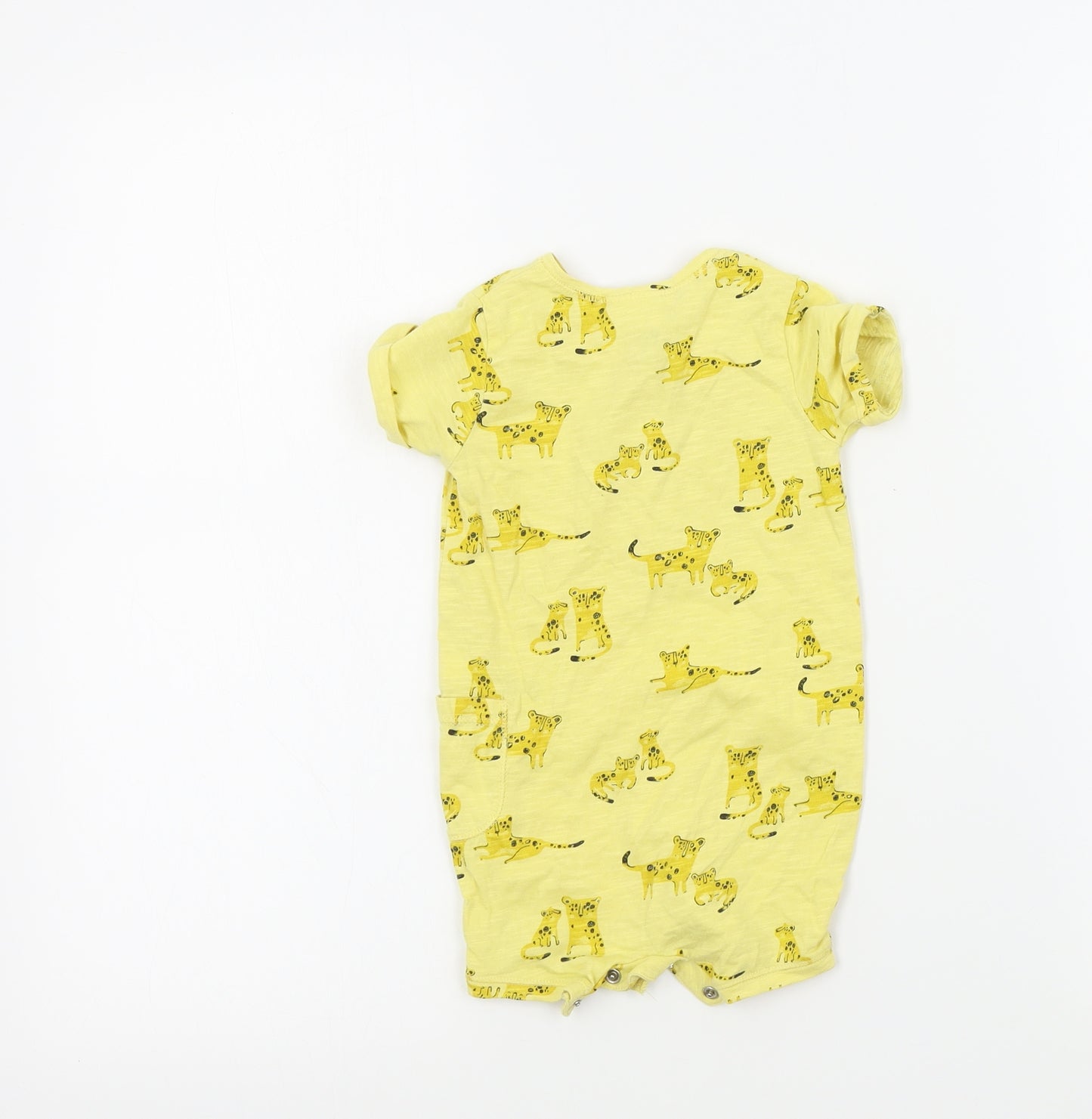 NEXT Baby Yellow Geometric  Babygrow One-Piece Size 3-6 Months